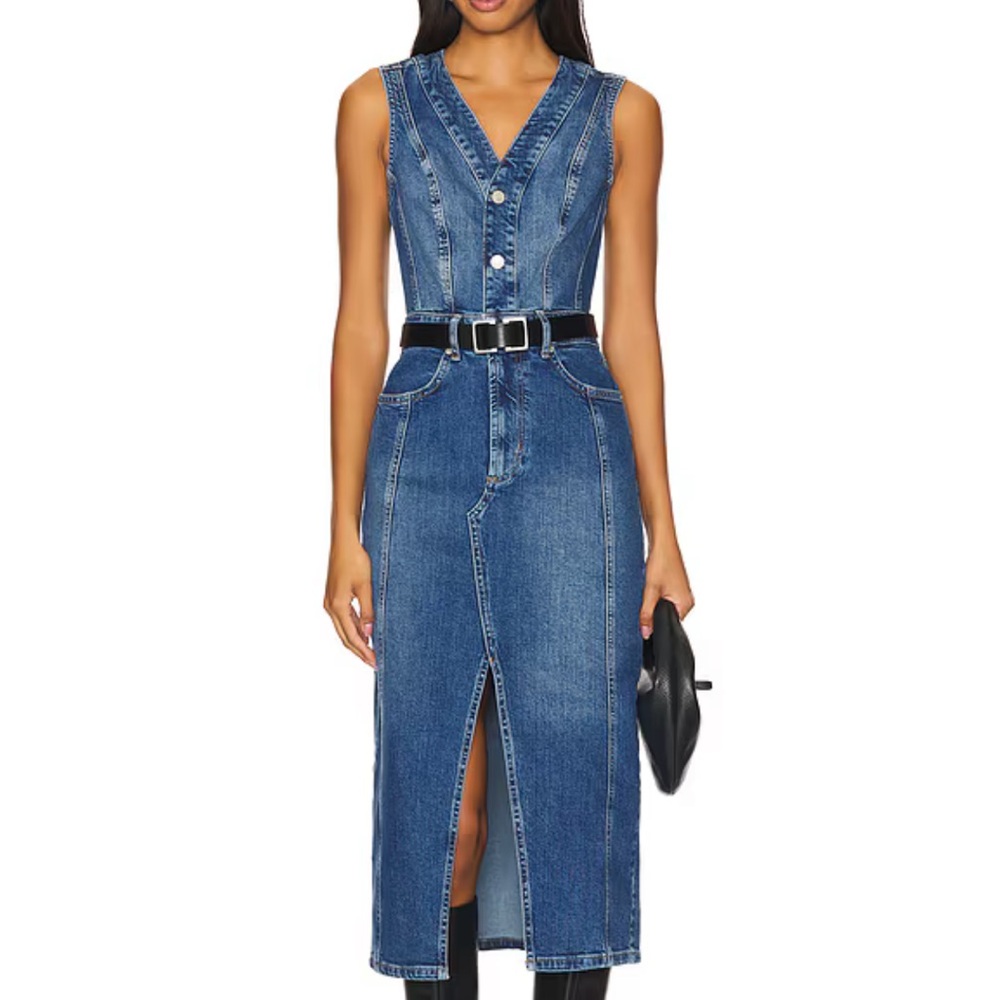 Rails Westwood Denim Dress - Forget Me Not - Size Small